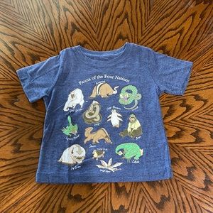 Nickelodeon Unisex Toddler T-Shirt Fauna of the four Nations